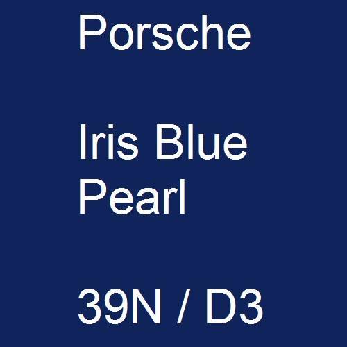 Porsche, Iris Blue Pearl, 39N / D3.